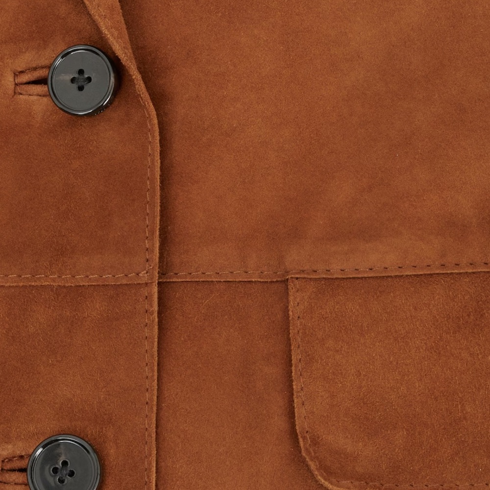 Mango Tan Suede Women's Blazer. Price is firm. NOT ACCEPTING OFFERS - Picture 5 of 16